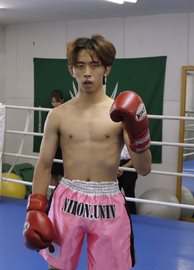 日本大学キックボクシング部　半澤　壮磨