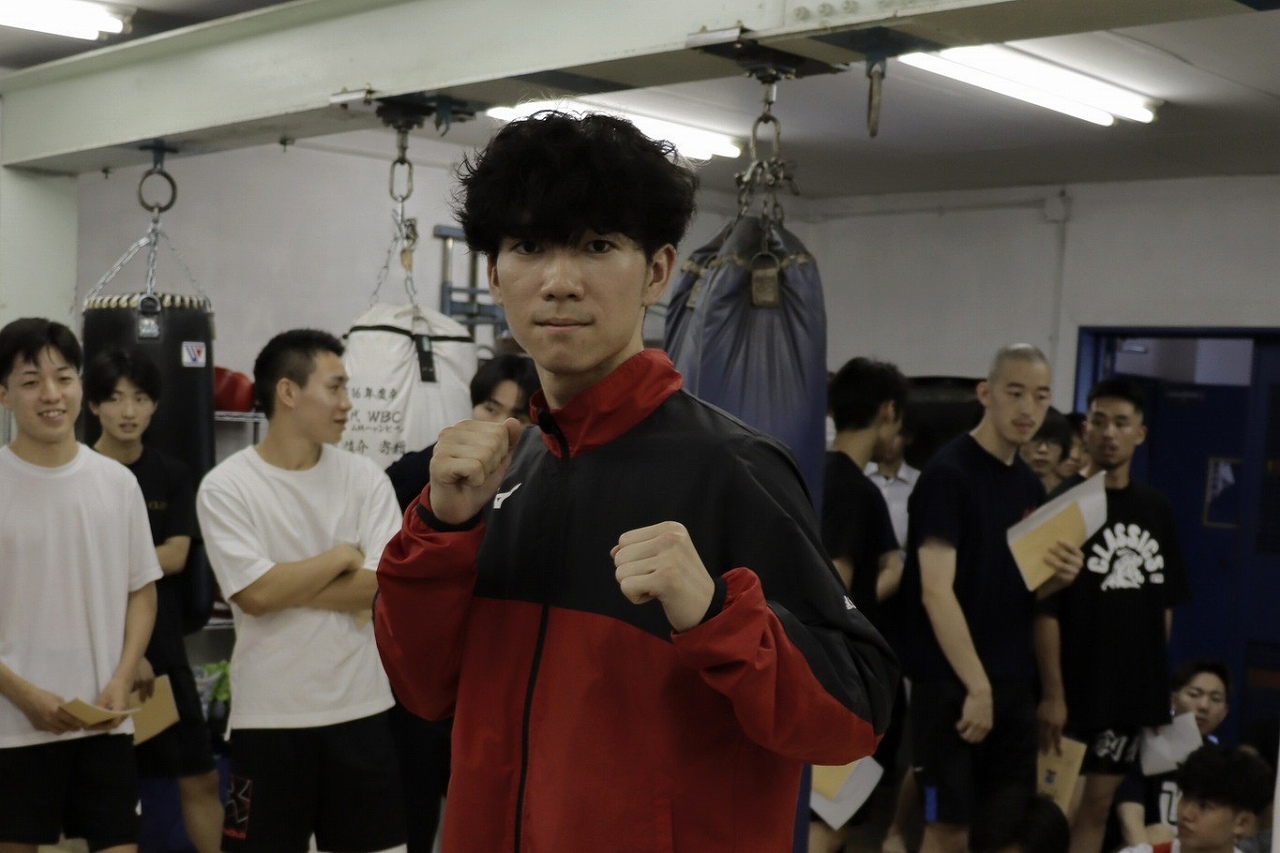 日本大学キックボクシング部　第59代　脇本　真太