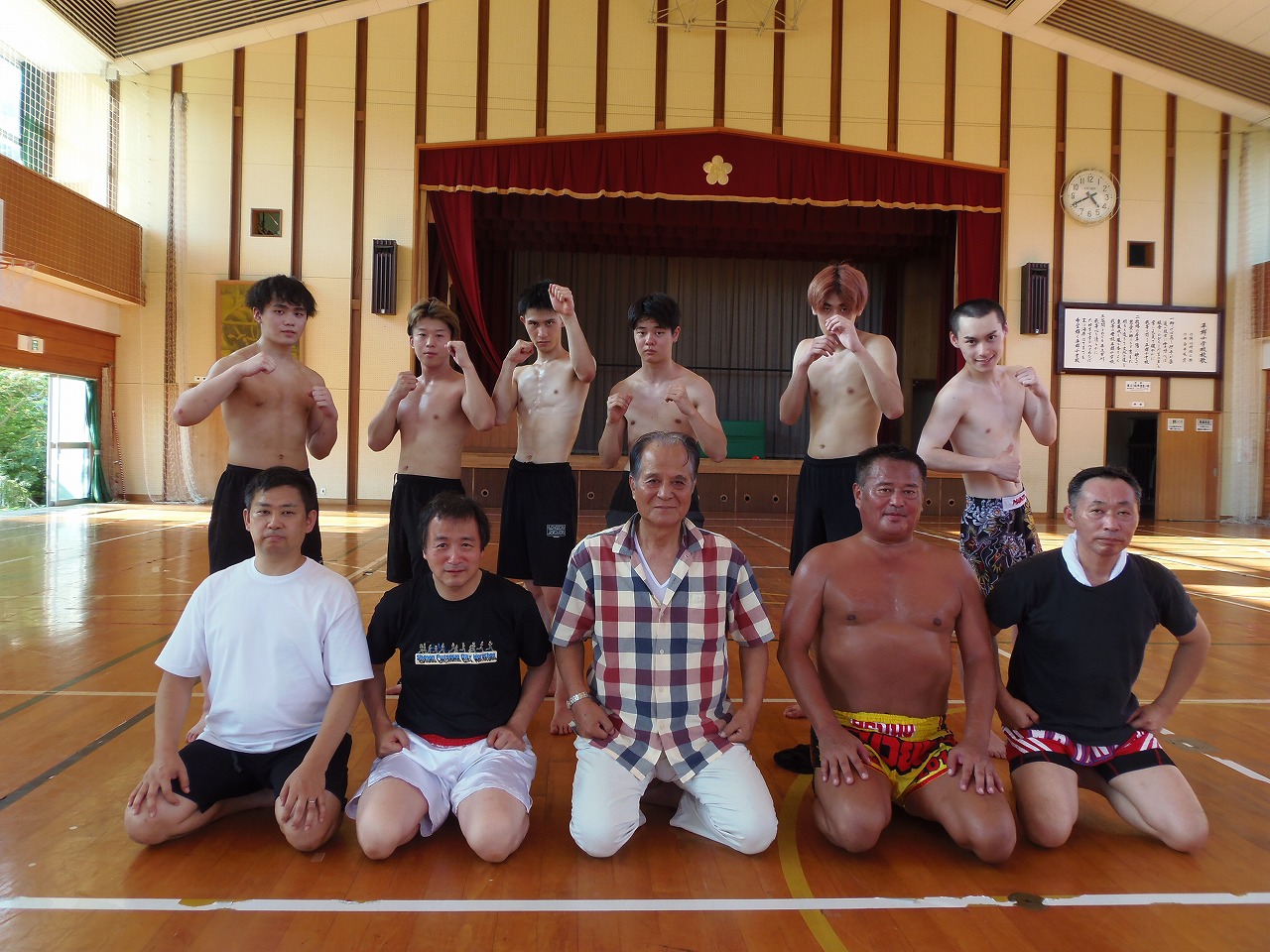 日本大学キックボクシング部　夏合宿