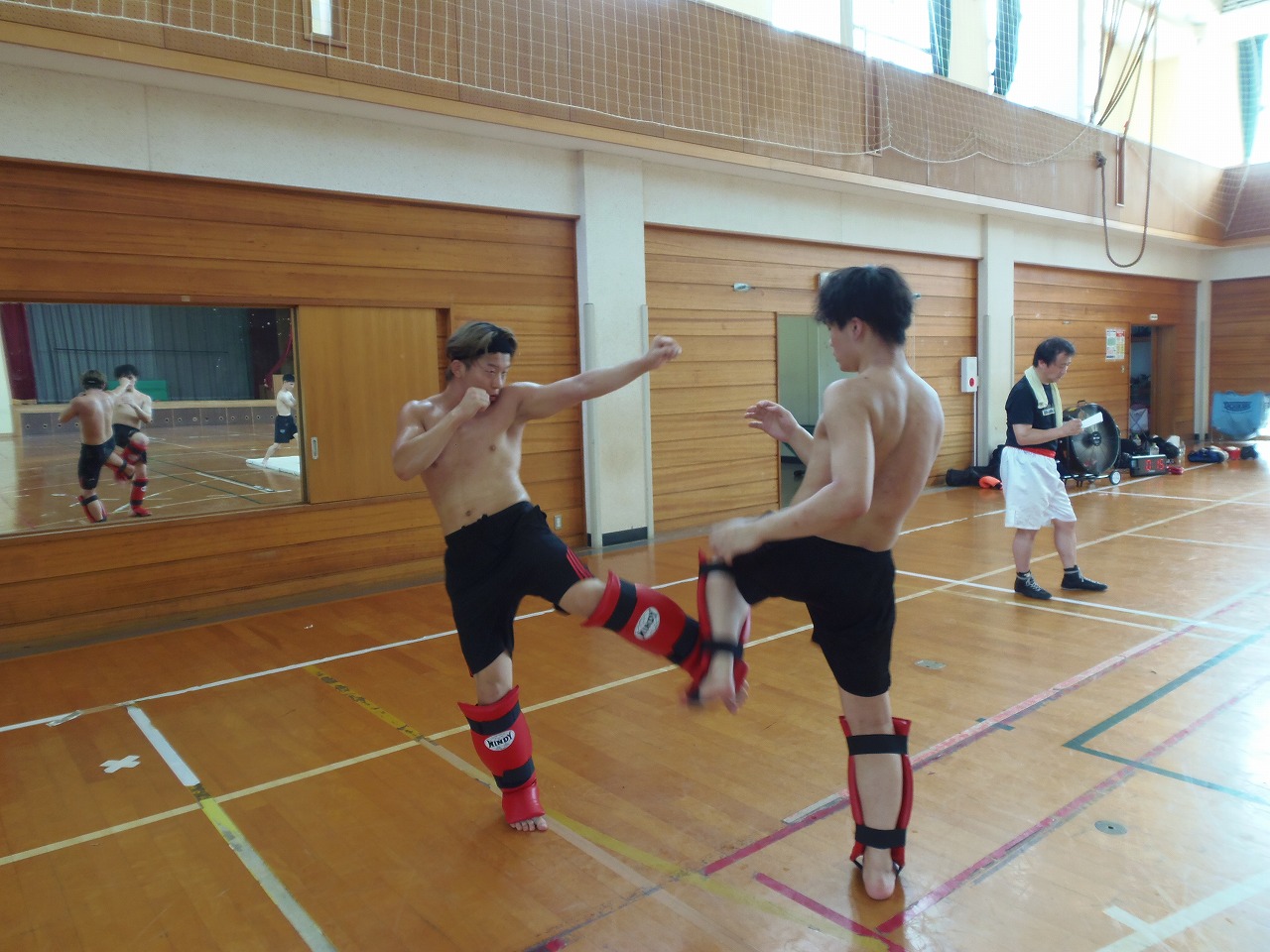 日本大学キックボクシング部　夏合宿