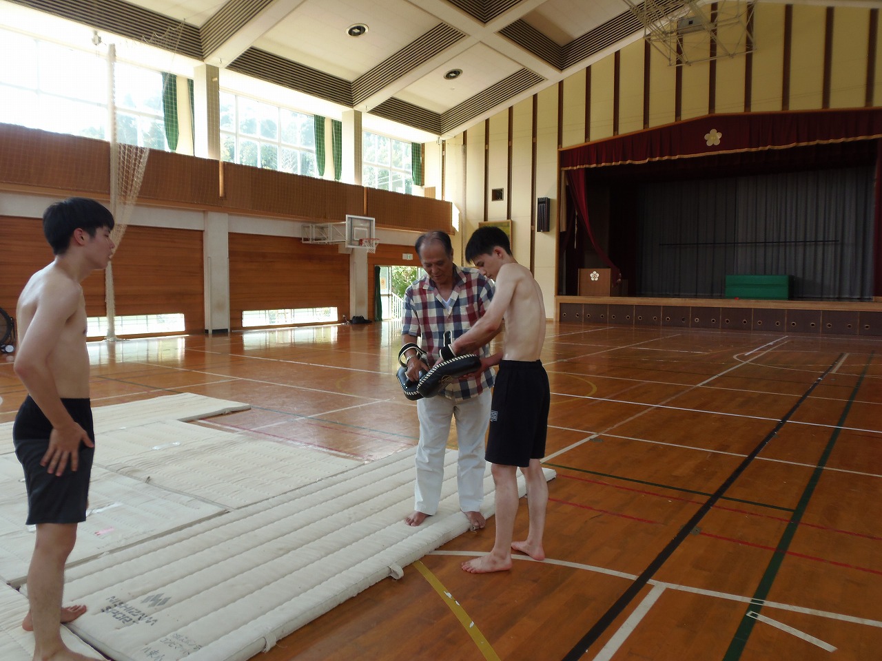 日本大学キックボクシング部　夏合宿