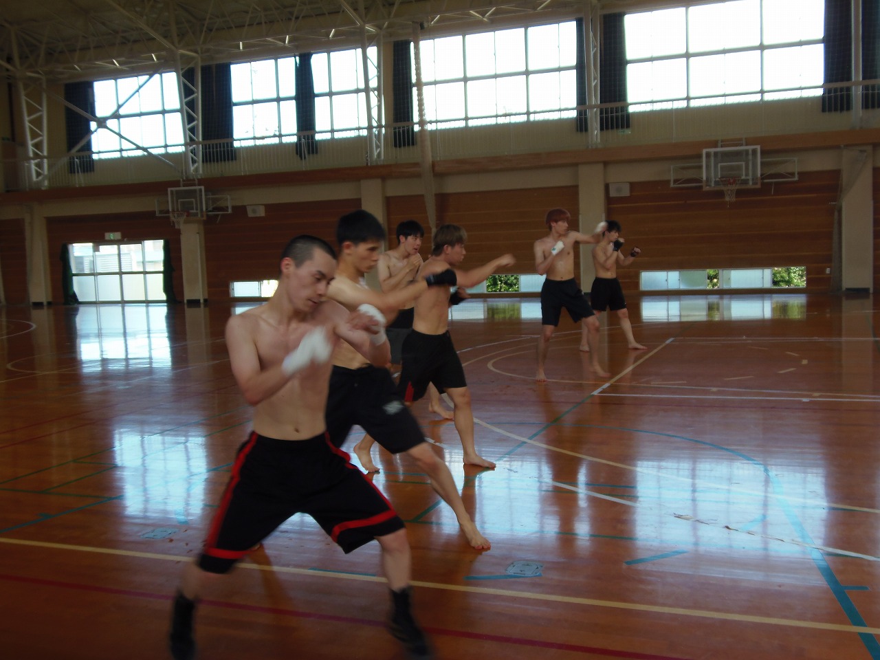 日本大学キックボクシング部　夏合宿