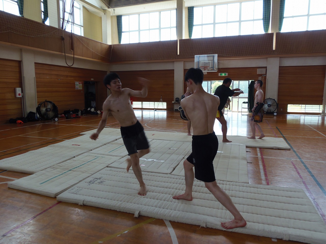 日本大学キックボクシング部　夏合宿