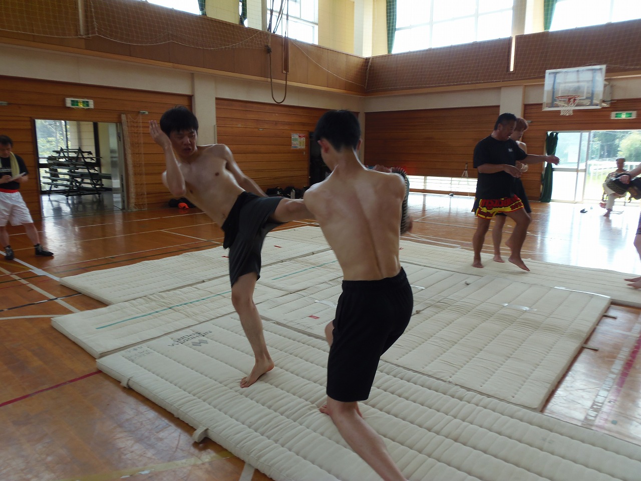 日本大学キックボクシング部　夏合宿 